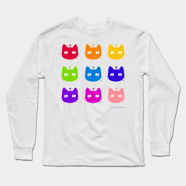 9 colorful Kitty by Sunnie Meowtlu Long Sleeve T-Shirt by SunnieDu